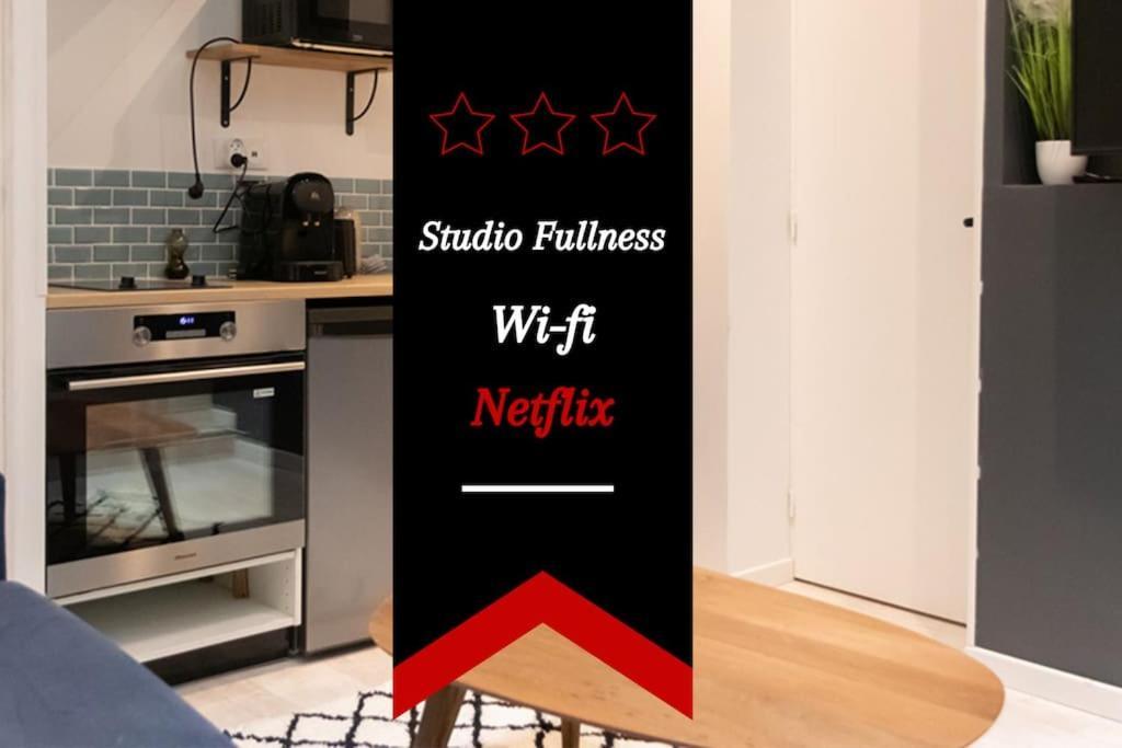 Duplex Studio Fullness - Proche Gare - Wifi Amiens Extérieur photo